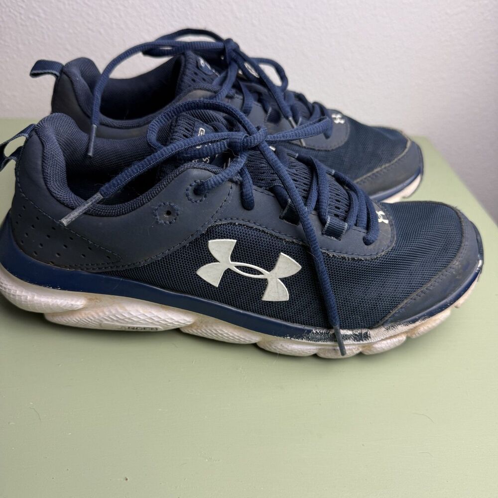 Under Armour Charged Assert 9 Athletic Shoes Navy Men's Size 7